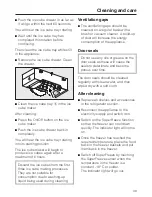 Предварительный просмотр 39 страницы Miele KFN 9755 IDE Operating And Installation Instructions