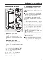 Preview for 59 page of Miele KFN 9755 IDE Operating And Installation Instructions