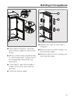 Предварительный просмотр 63 страницы Miele KFN 9755 IDE Operating And Installation Instructions