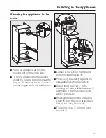 Предварительный просмотр 61 страницы Miele KFN 9758 iD-3 Operating And Installation Instructions