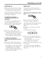 Preview for 15 page of Miele KFN 9758 iD Operating And Installation Manual