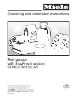 Preview for 57 page of Miele KFNS 3929 SE ed Operating And Installation Manual