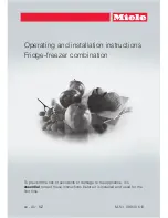 Preview for 1 page of Miele KFNS37452iDE Operating And Installation Instructions
