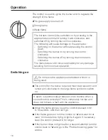 Предварительный просмотр 16 страницы Miele KM 2012 Operating Instructions Manual