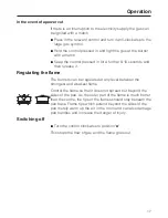 Preview for 17 page of Miele KM 2012 Operating Instructions Manual