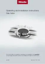 Preview for 1 page of Miele KM 2030 Operating And Installation Instructions