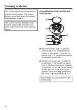 Preview for 34 page of Miele KM 2034 Operating And Installation Instructions