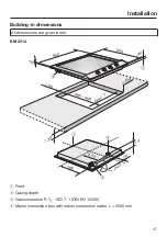 Preview for 47 page of Miele KM 2034 Operating And Installation Instructions