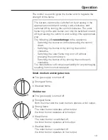 Preview for 19 page of Miele KM 2034 Operating And Installation Manual