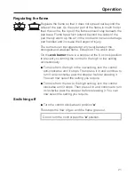 Preview for 21 page of Miele KM 2256 Operating And Installation Manual