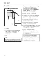 Preview for 42 page of Miele KM 2256 Operating And Installation Manual