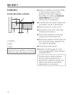 Preview for 46 page of Miele KM 2256 Operating And Installation Manual