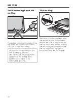 Предварительный просмотр 38 страницы Miele KM 2354 Operating And Installation Instructions