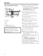 Предварительный просмотр 42 страницы Miele KM 2354 Operating And Installation Instructions