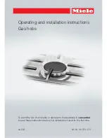 Miele KM 2356 Operating And Installation Instructions preview