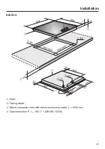 Предварительный просмотр 45 страницы Miele KM 3010 Operating And Installation Instructions