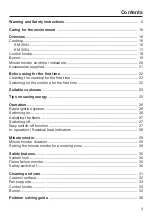 Preview for 3 page of Miele KM 3034 Operating And Installation Instructions