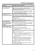 Предварительный просмотр 37 страницы Miele KM 3034 Operating And Installation Instructions