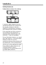 Предварительный просмотр 42 страницы Miele KM 3034 Operating And Installation Instructions