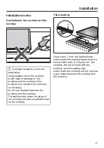 Предварительный просмотр 47 страницы Miele KM 3034 Operating And Installation Instructions