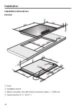 Предварительный просмотр 48 страницы Miele KM 3034 Operating And Installation Instructions