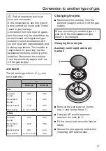 Предварительный просмотр 57 страницы Miele KM 3034 Operating And Installation Instructions