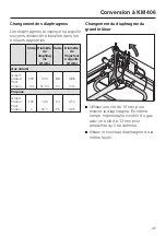 Предварительный просмотр 45 страницы Miele KM 320 Converting Instructions