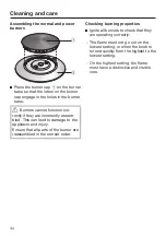 Предварительный просмотр 34 страницы Miele KM 3464 Operating And Installation Instructions