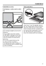 Предварительный просмотр 41 страницы Miele KM 3464 Operating And Installation Instructions