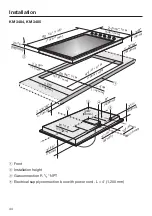 Предварительный просмотр 44 страницы Miele KM 3464 Operating And Installation Instructions