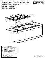 Miele KM 3474 Specification preview