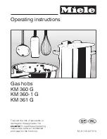 Miele KM 360 G Operating Instructions Manual preview