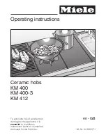 Miele KM 400 Operating Instructions Manual preview