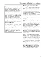Предварительный просмотр 5 страницы Miele KM 402 Operating Instructions Manual