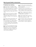 Предварительный просмотр 8 страницы Miele KM 402 Operating Instructions Manual
