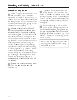 Предварительный просмотр 10 страницы Miele KM 402 Operating Instructions Manual