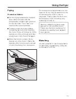 Предварительный просмотр 13 страницы Miele KM 403 Operating Instructions Manual