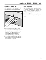 Preview for 15 page of Miele KM 404 Installation Instructions Manual