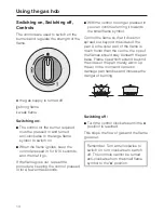 Предварительный просмотр 14 страницы Miele KM 405 Operating Instructions Manual