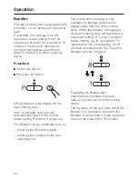 Preview for 20 page of Miele KM 418 Operating Instructions Manual