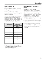 Preview for 23 page of Miele KM 418 Operating Instructions Manual