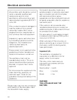 Preview for 30 page of Miele KM 418 Operating Instructions Manual