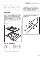 Preview for 25 page of Miele KM 443 Operating Instructions Manual