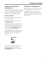 Preview for 19 page of Miele KM 451 Operating Instructions Manual