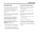 Preview for 21 page of Miele KM 451 Operating Instructions Manual