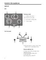 Preview for 6 page of Miele KM 500 Operating And Installation Instructions