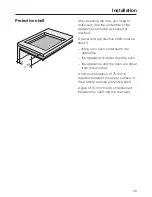 Предварительный просмотр 39 страницы Miele KM 520 Operating And Installation Instructions