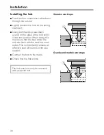 Preview for 36 page of Miele KM 520 Operating And Installation Manual