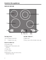 Предварительный просмотр 6 страницы Miele KM 530 Operating And Installation Manual