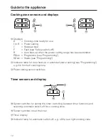 Предварительный просмотр 12 страницы Miele KM 530 Operating And Installation Manual